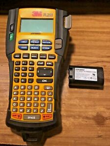 3M PL200 DYMO LABEL MAKER PRINTER PORTABLE LABELER - POWERS ON - NO DISPLAY !!