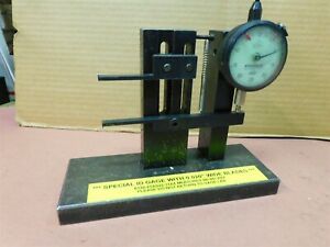 Federal C71 .0005 Dial Indicator with Custom Scissor ID Indicator Stand