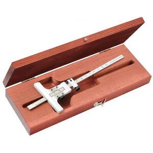 STARRETT 448MEZ-6 Vernier Depth Gage 0-6&#034;/150mm