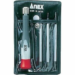 ANEX Superfit screwdriver bit 3set with set case No.3600 F/S w/Tracking# Japan