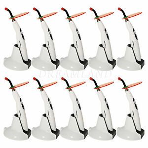 1-10 pcs Dental LED Curing Light Lamp Wireless Cordless 1400mW LED-B c*j*