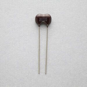 CD15FC561JO3 (10pcs) Silver Mica Capacitor 560pF ±5%, 300V, HiFi Audio/RF, NOS
