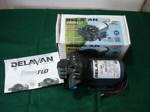 Delavan PowerFLO Series 5850-201E-SB Diaphragm Pump 12V 60 PSI 5 GPM On Demand