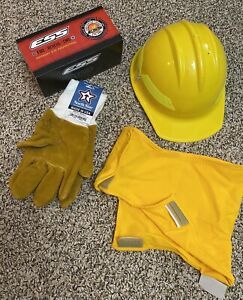 PPE Bundle: Cap Bullard Wildland Fire Helmet; Striketeam Goggles, Gloves, Shroud