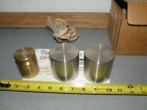 (3) Troemmer Balance Calibrating Weights: 1kg x2 2kg