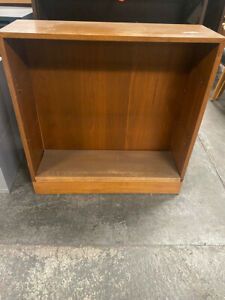 BROWN TWO SHELF BOOKCASE