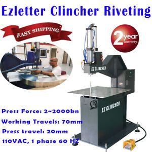 Automatic Clincher Machine for Metal Channel Letter Making Metalworking Riveting