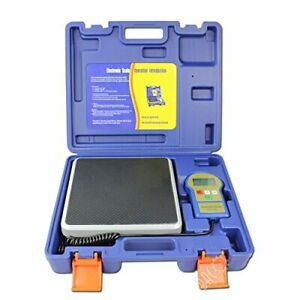 Digital Electronic Refrigerant Charging Weight Scale 220lbs For HVAC AUTO Freon