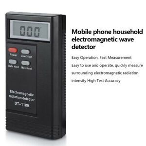 Portable Dual Frequency Electromagnetic Radiation Detector EMF Meter For Indoors