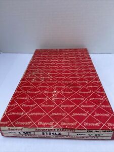 Starrett S154LZ Adjustable Parallels Set