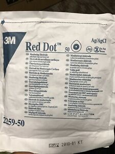 3M 2259-50 RedDot Monitoring Electrodes,50/bag