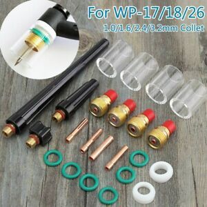 Welding Welding Accessories TIG Torch 23Pcs Cup Gas Kit Suitable For WP-17/18/26