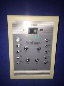 New No Box AmScope LED-80AM Variable Microscope Ring Illuminator Control Only