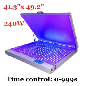 41.3&#034;x 49.2&#034; 110V 240W LED UV Exposure Unit Screen Printing Exposure Machine