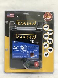 Zareba Electric Fence Charger 115V 10-Mile Low Impedance Fuseless Digital Timing