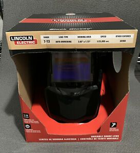 Lincoln Electric K3419-1 Black Glossy 7-13 Variable Shade Welding Helmet - Grind