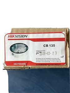 Hikvision CB135 Wall Mounting  Bracket For Conduit Base White (New Open Box)