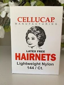 Cellucap HN-500 Dark Brown Lightweight Nylon Hair Nets | 144/Pack