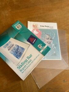 Avery 47710 Sliding Bar Clear Report &amp; Paper Doll Protector Covers: 50/BX UNUSED