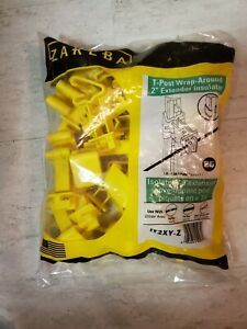 Zareba T Post Wrap Around 2&#034; Extender Insulator IT2XY-Z Bag of 25 NIP