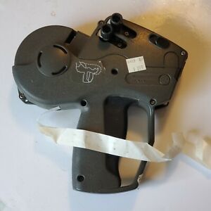 USED Monarch 1136 2-Line Label Gun - Grey W/ INK AND ROLL LOADED