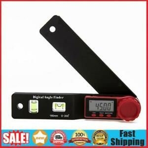 180mm Digital Protractor Angle Finder Inclinometer Electronic Level Meter