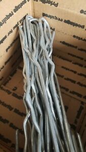 Ground Stakes Kinked 70pcs 12&#034; Galvanized for Deer Block Net Tent Canopy Fence