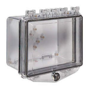 SAFETY TECHNOLOGY INTERNATIONAL STI-7510A Enclosure,Clear,Ext. Key Lock