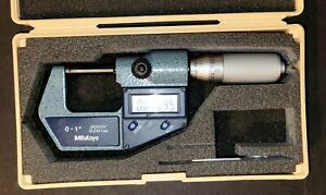Mitutoyo Micrometer Range 0-1&#034; / 0-25mm .00005&#034; / 0.001 mm 293-766-30 Digital