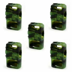 5x Rubber Soft Handheld Case Holster Fr BaoFeng UV-5R/5RA/5RE Plus Radio GRN  EP
