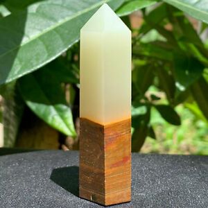 58G Afghan Jade Stone Tower Natural Quartz Crystal Point Healing Specimen