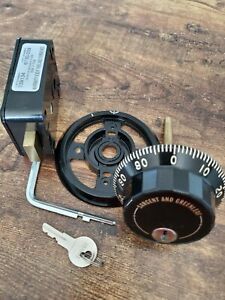 Used S&amp;G 6730 Safe Lock- 3-Wheel, Key Locking Dial- Sargent Greenleaf