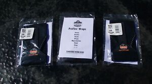 Ergodyne ProFlex 420 Wrist Wrap w/ Thumb Loop L/XL (set of 3) NEW in PKG