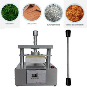 Brand New Hand Rotating Dual Heat Plates Rosin Press Essential Oil Press Machine