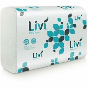 Livi VPG Select Multifold Paper Towel, 1-Ply, White, 4000 Towels (SOL43514)