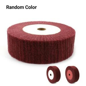 6/8 Nylon Fiber Flap Polishing Wheel Disc Non-woven Abrasive Buffing 320 Grit-UK