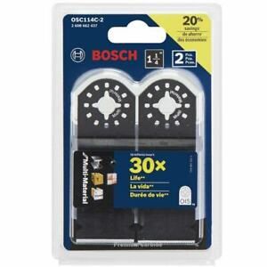Bosch 1-1/4 in. Carbide Plunge Blade (2-Pack)Multi-Material Oscillating CB-Blade