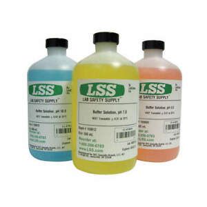 LAB SAFETY SUPPLY 4YMH9 Yellow Buffer Solution,pH 7.00,500mL