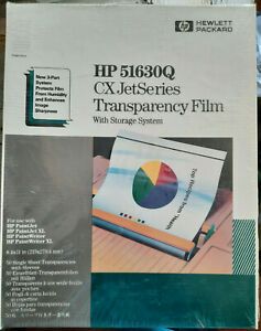 HP CX JetSeries Transparency Film HP51630Q 50 Single Sheet with Sleeves