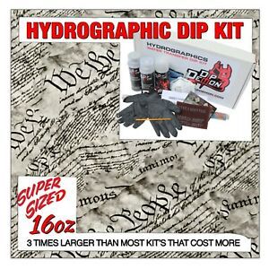 Hydrographic dip kit We the People Script hydro dip dipping 16oz