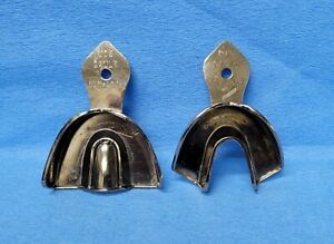 Dentsply Caulk Rim-Lock Metal Impression Tray Set, Upper 15/Lower 15.
