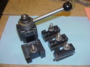 Atlas Craftsman Lathe Aloris BXA Wedge Type Quick Change Tool Post South Bend