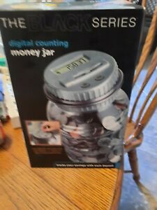 Bank digital Counting Money Jar -The Black Series- US Coins Accepted (NEW)