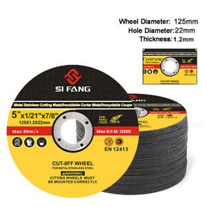 10pcs 4-1/2&#034; x 7/8&#034; Metal Cutting Disc Grinding Cut-off Wheel For Angle Grinder