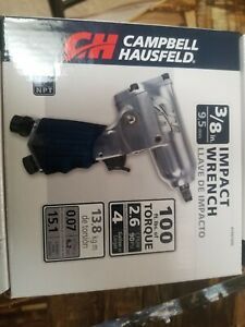 Campbell Hausfeld Impact Wrench 3/8” 100lbs Torque AT001000 Air Compressor Tool