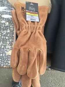 SEWN WITH KEVLAR Leather Welding Gloves