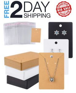 tarjetas para joyeria exhibicin de aretes pendientes collar manualidades 150pc