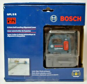 Bosch GPL 5 R Self Leveling 5-Point Alignment Laser PlumbSquare