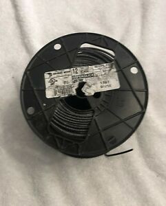 12 AWG Solid Copper Wire, THHN, Black  400 plus feet.