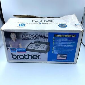 Brother Fax-575 Personal Plain Paper Fax Phone &amp; Copier - OPEN BOX Sealed Items